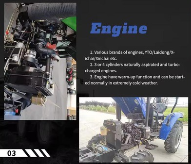 ENGINE OF TRACTOR ENGINE OF TRACTOR